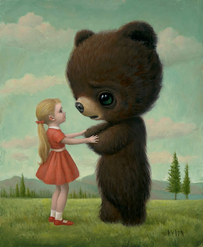 surrealism art by Mark Ryden, illustrations